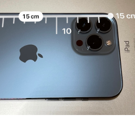 寻乌苹果14维修分享如何使用iPhone14测距仪测量身高 
